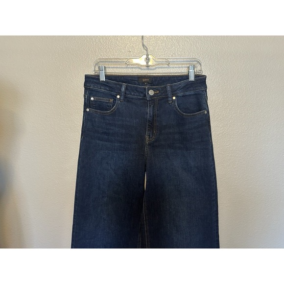 QUINCE Women Bella Stretch Relaxed Wide Leg  Jeans in Midnight Blue 29 NEW - Picture 6 of 10